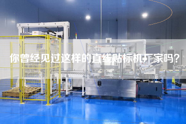 你曾經(jīng)見過這樣的直線貼標(biāo)機(jī)廠家嗎？